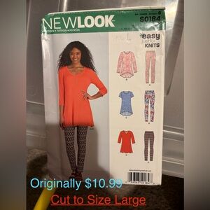 New Look Women's Shirt and Pants Sewing Pattern